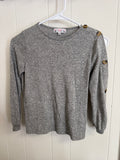 Poof Girl Grey Sweater, M(10-12)
