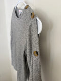 Poof Girl Grey Sweater, M(10-12)