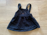 Carter's Black Cat Skirt Overalls, 3M