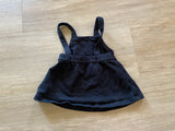 Carter's Black Cat Skirt Overalls, 3M