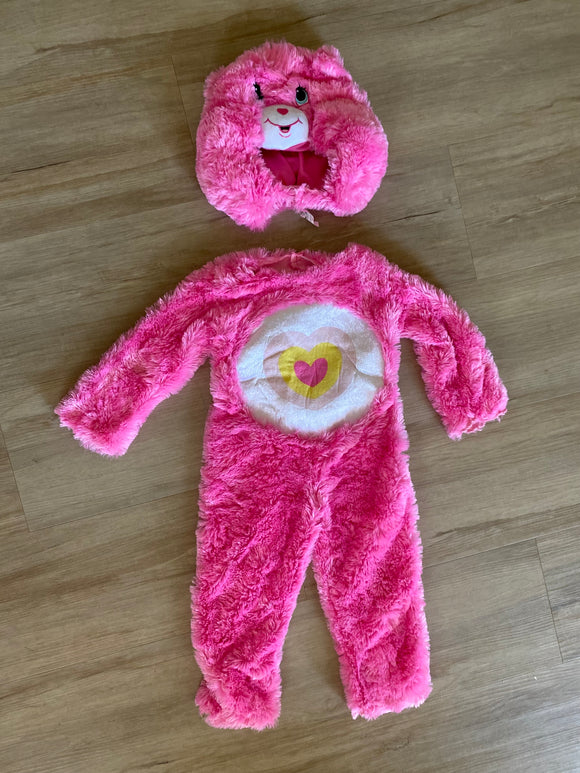 Pink Care Bears Costume, 3-4T (missing size tag)