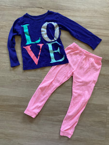 Carter's LOVE Pajamas, 3T