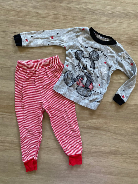 Disney Mickey Mouse Pajamas, 2T