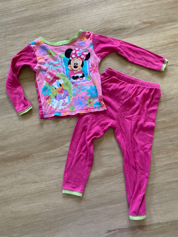 Disney Minnie Mouse Pajamas, 3T (runs small)