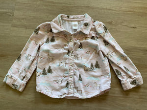 Gymboree Corduroy Horse Botton Down, 4T