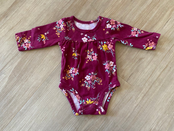 Carter's Floral Onesie, 3M