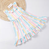 Okie & Lou Sorbet Stripes Dress, XS (12-18M)