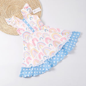 Okie & Lou Rainbow Magic Dress, XS (12-18M)