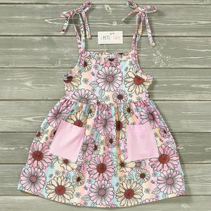 Summer Floral Dress, 2T, 3T, 4T, 5, 7/8,