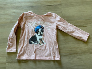 H&M 'Creative' Dog Long Sleeve, 2T