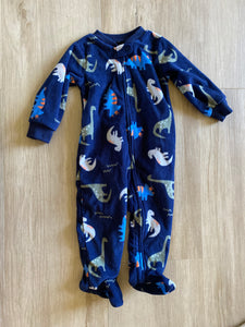 Carter's Fleece Dinosaur Sleeper, 6-9M