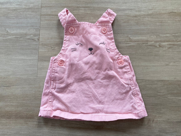 Carter's Kitty Skirt Overalls, NB