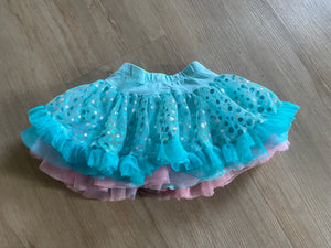 Jona Michelle Blue/Pink Tulle Skirt, 2T