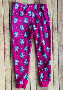 Fleece Unicorn Lounge Pants, XL(14-16)