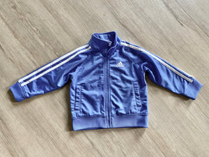 Adidas Purple Zip Up, 2T