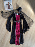 Vampire Girl Costume, M(8-10)