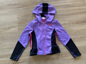 Adidas Purple/Pink/Black Zip Up Sweatshirt, 6