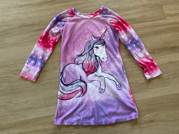 Wonder Nation Fleece Unicorn Nightgown, M(7-8)