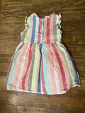 Wonder Nation Colorful Stripes Cotton Dress, 18M