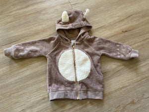 Sweden Polarn O. Pyret Deer Sweatshirt, 68 (4-6M)