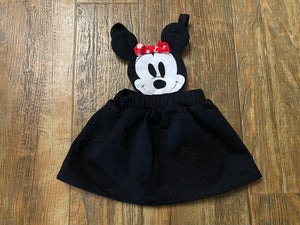 Disney Baby Minnie Skirt Overalls, 0/3M