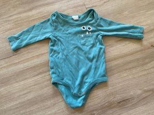 starting out Monster Long Sleeve Onesie, 6M