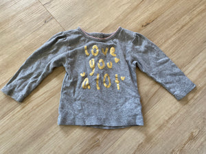 Gerber 'Love you a lot' Long Sleeve, 12M