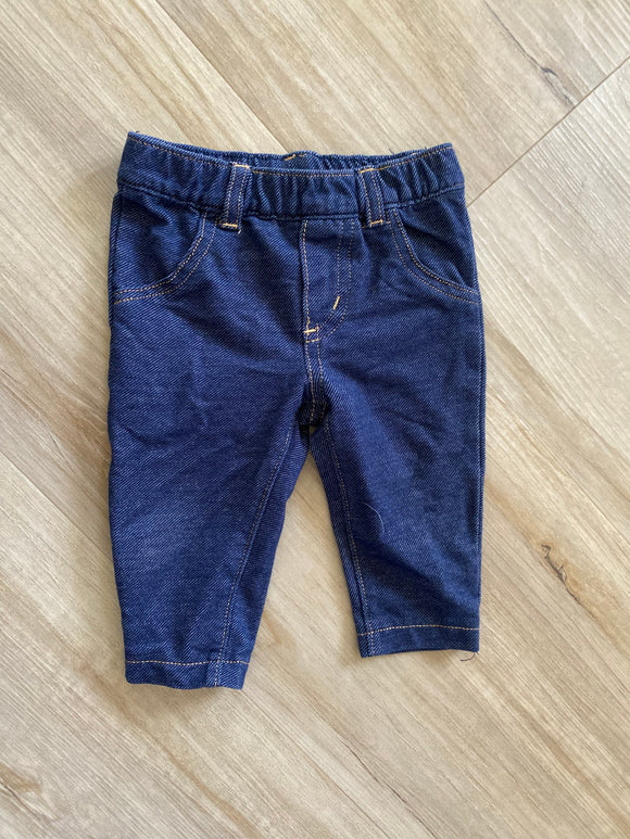 Carter's Denim Colored Leggings, 3M