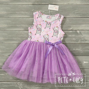 Cattitude Tulle Dress, 4T & 5