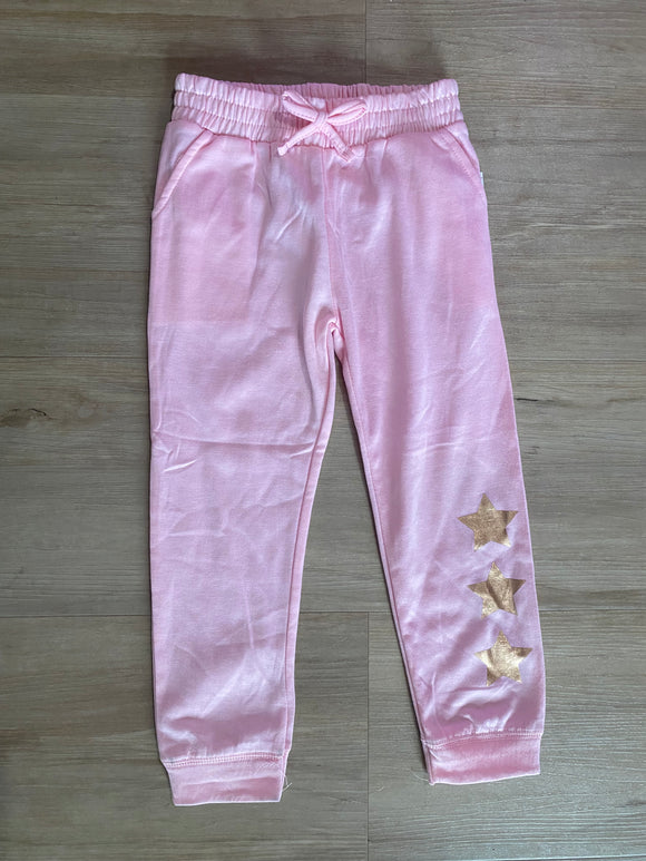 Btween Pink, Gold Star Sweatpants, XS(4/5)