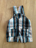 U.S. Polo Plaid Overalls, 3/6M