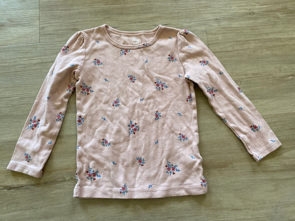 Carter's Pink, Floral Long Sleeve, 5T