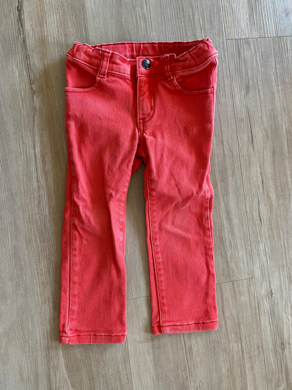 Crazy 8 Coral Jeans, 2T