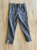 Glitter Button Grey Leggings, 3T