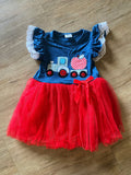 Boutique Loading Apples Tulle Dress, S (2T)