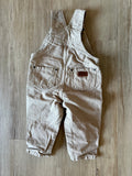 Wrangler Khaki Overalls, 6-9M