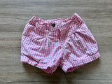 Carhartt Pink Gingham Shorts, 2T