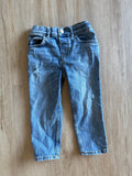 Unknown Brand Light Wash Distressed Jeans, 3T