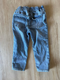 Unknown Brand Light Wash Distressed Jeans, 3T