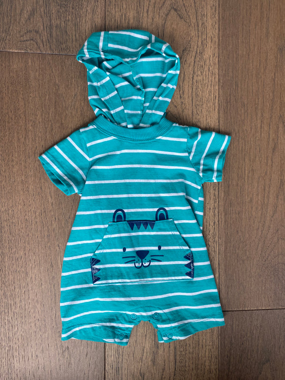 Tiger Hooded Bodysuit, 3M