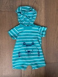 Tiger Hooded Bodysuit, 3M