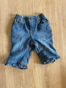 Children's Place Lined Denim Pants, 3-6M