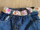 Gymboree Flower Denim Pants, 12-18M