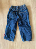 Gymboree Flower Denim Pants, 12-18M