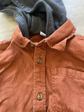 Old Navy Hooded Twill Pocket Shirt, 2T