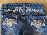 Arizona Heart Sequence Jeans, 2T