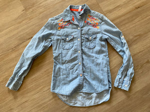 Japna Kids Denim Button Down, 8