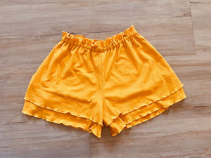 Art Class Mustard Yellow Loose Shorts, M(7/8)