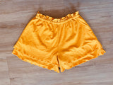 Art Class Mustard Yellow Loose Shorts, M(7/8)