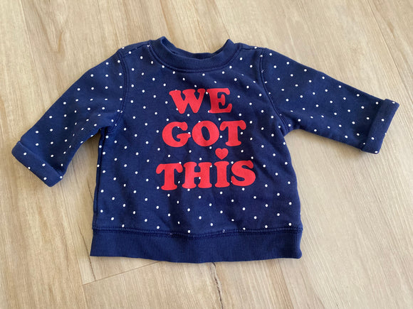 Old Navy 'We Got This' Pullover, 3-6M